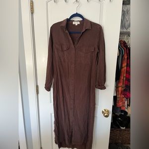 Cloth and stone linen dress